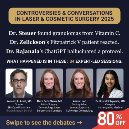 Controversies and Conversations in Laser and Cosmetic Surgery Symposium 2025